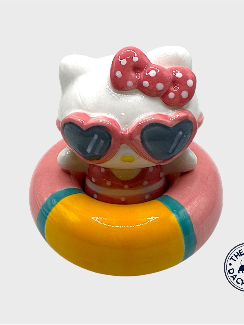 Hello Kitty Pink Sunglasses Pool Float Ceramic Shakers